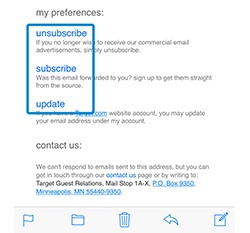 target-email-opt-out-example